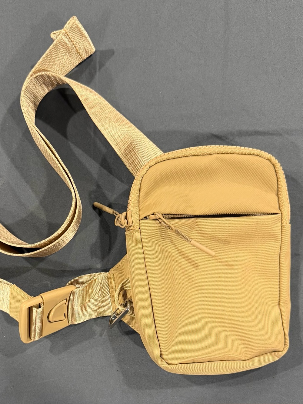 Unisex Crossbody Sling Bag in Tan - Concept Global